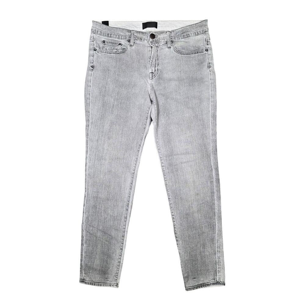 VINCE RELAXED ROLLED JEANS – WOMEN’S SIZE 29 – BLACK PIGMENT STONE WASH – CLEAN